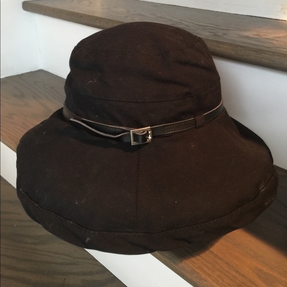 Nine West Cotton Canvas kettle hat Black one Size main image 4